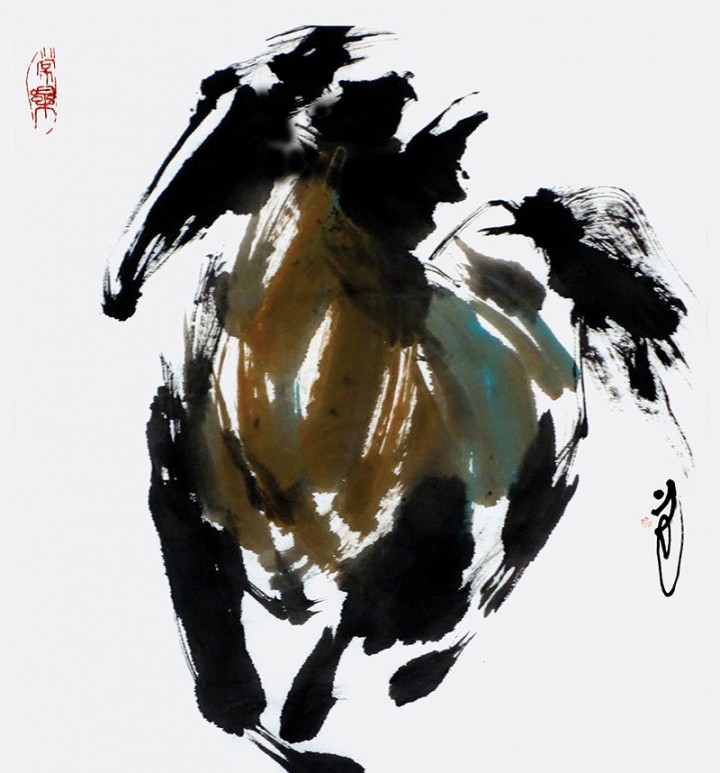 出版《黑马白马》,《何远鸣泼墨重彩》,《何远鸣画马》等多种画集.