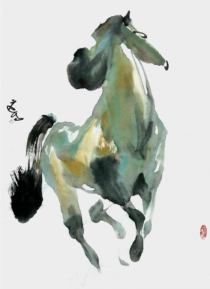 出版《黑马白马》,《何远鸣泼墨重彩》,《何远鸣画马》等多种画集.