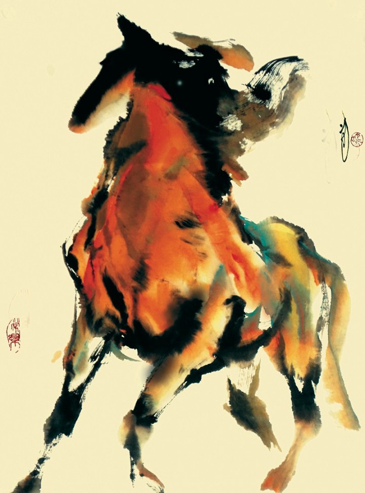 出版《黑马白马》,《何远鸣泼墨重彩》,《何远鸣画马》等多种画集.